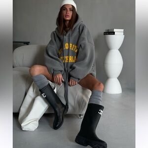 Fashionable rain boots